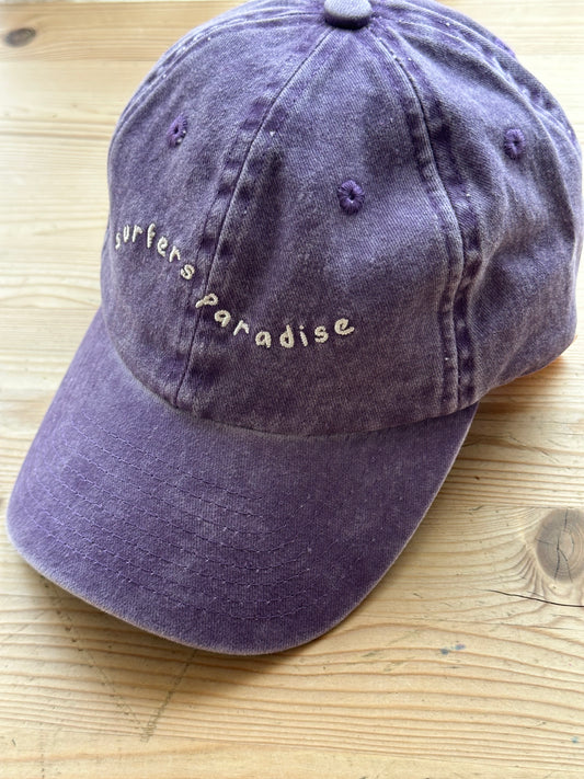 surfers paradise cap | washed purple