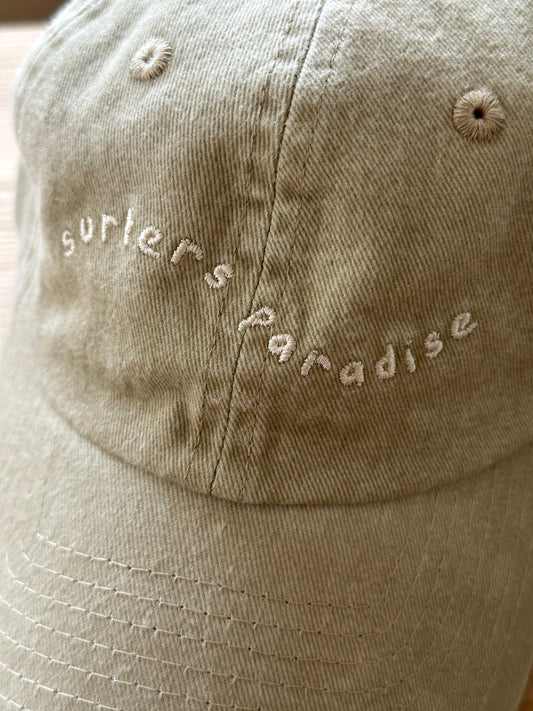 surfers paradise cap | washed beige