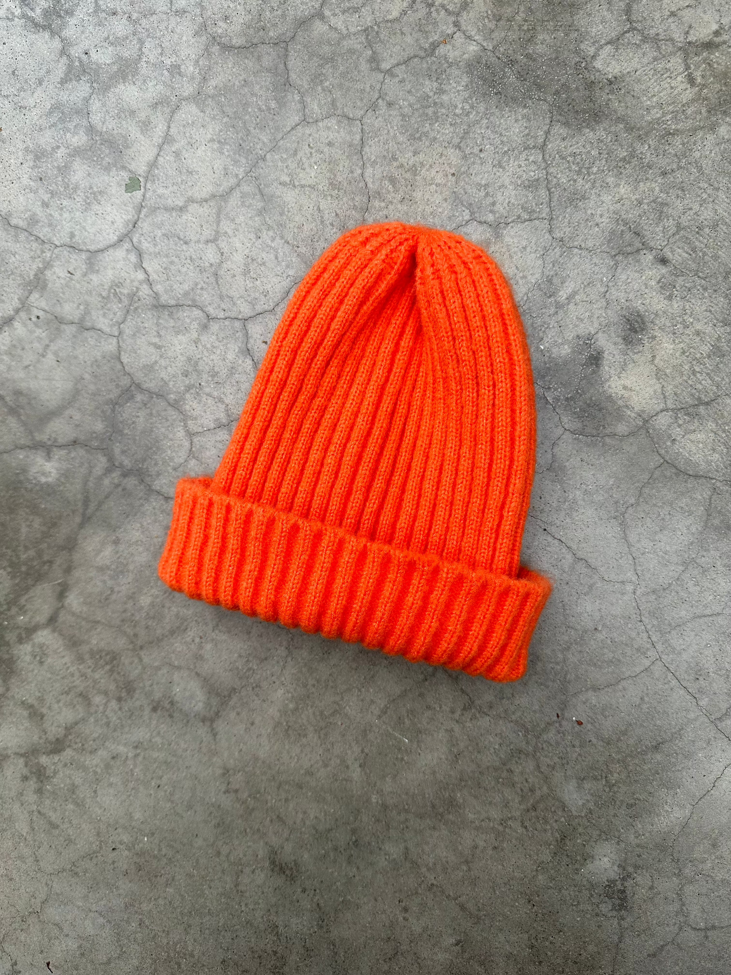 chunky beanie | orange