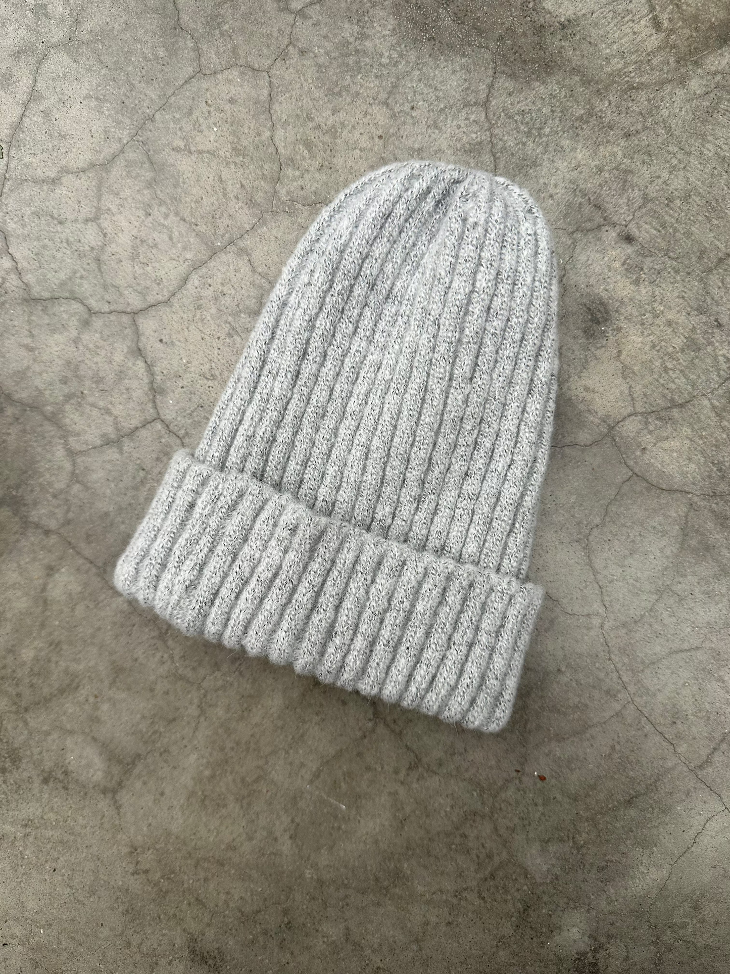 chunky beanie | light grey