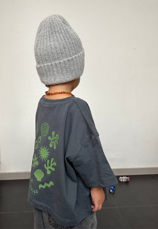 chunky beanie | light grey