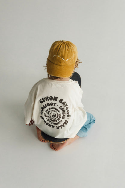 slow living swirl | oversized tee