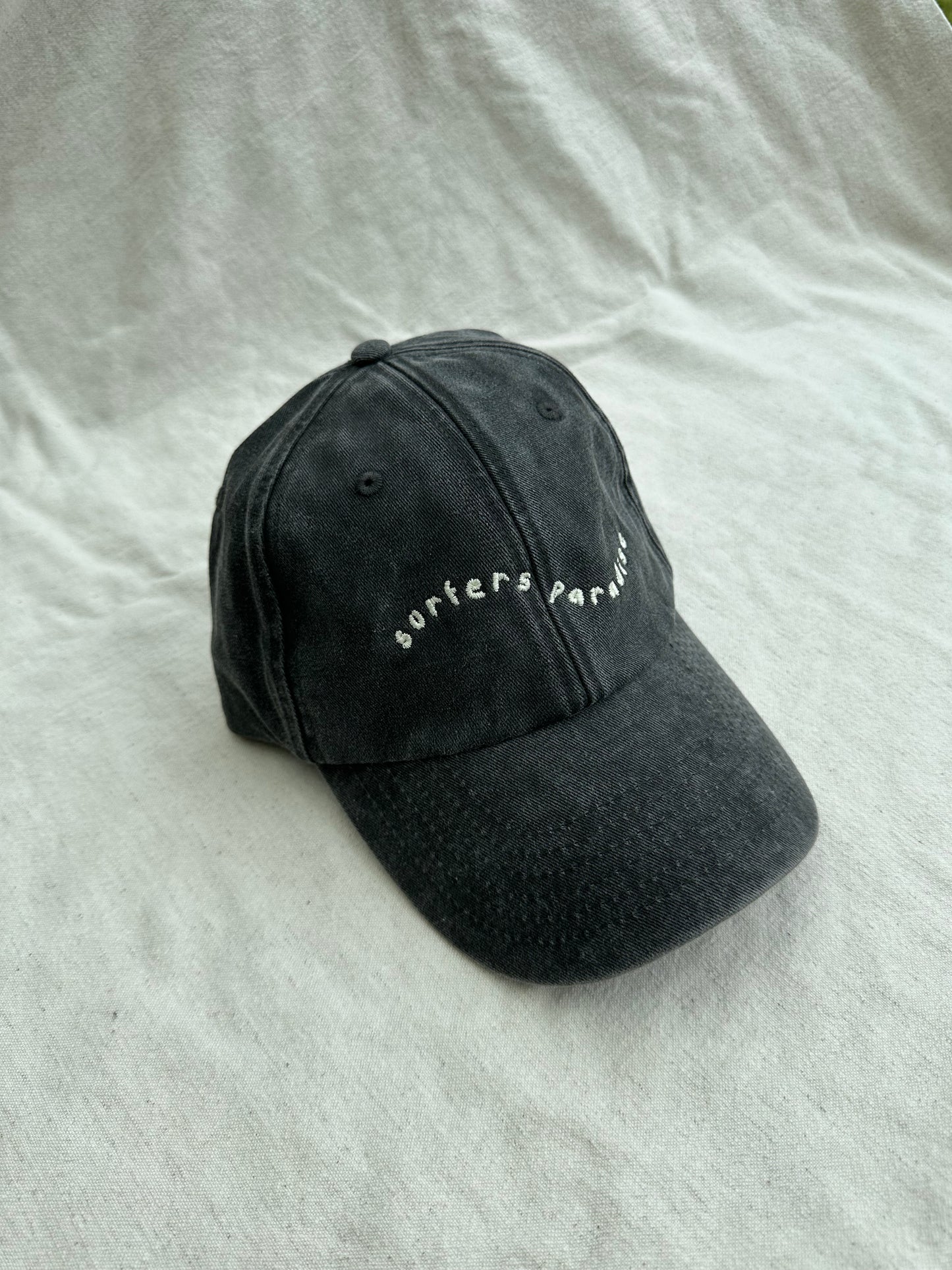 surfers paradise cap | washed black (adults)