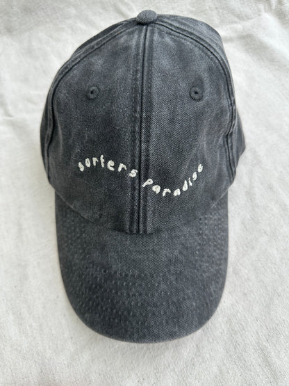 surfers paradise cap | washed black (adults)