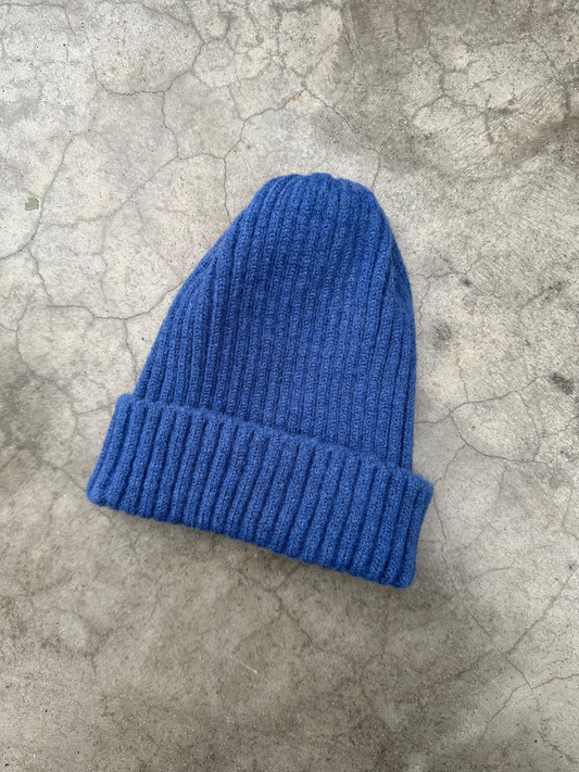 chunky beanie | blue