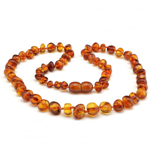amber necklace | baroque amber (45 cm)
